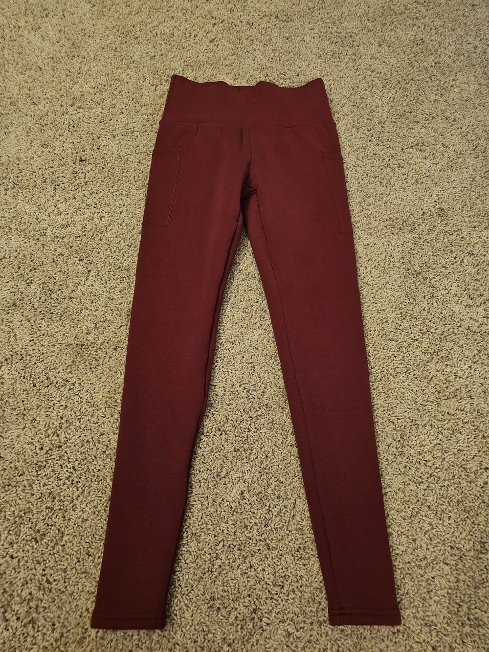 CVG - Merlot Fleece Leggings
